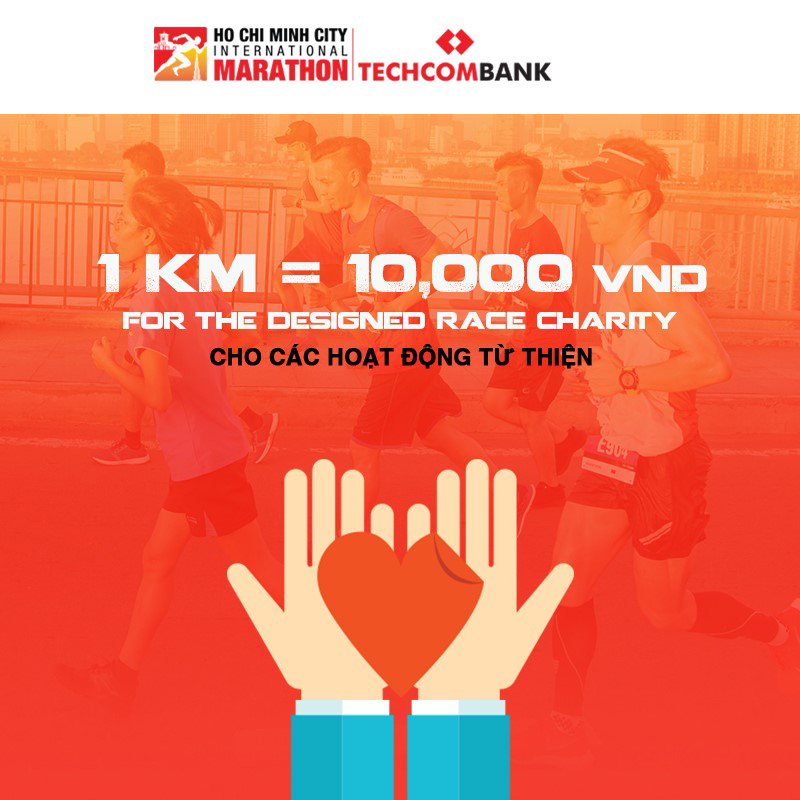 Chạy bộ mỗi ngày: Techcombank HCMC International Marathon quy đổi km ra tiền từ thiện