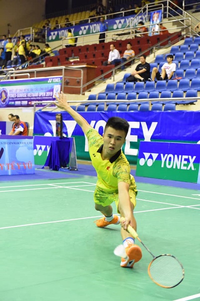 Hải Đăng thắng tay vợt hơn gần 300 bậc tại giải cầu lông Vietnam Open