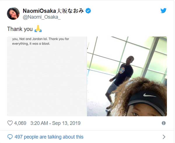 Naomi Osaka lại đổi HLV trong năm nay