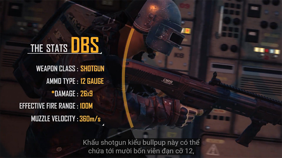 Shotgun DBS - Vũ khí mới trong bản update PUBG 4.3
