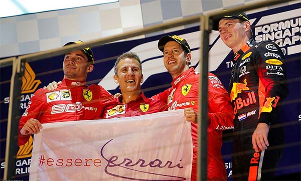 Singapore Grand Prix: Sebastian Vettel chiến thắng sau 392 ngày chờ đợi