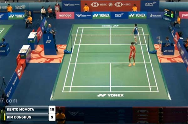 Kết quả cầu lông hôm nay 26/9: Kento Momota hớp hồn Kim Dong Hun