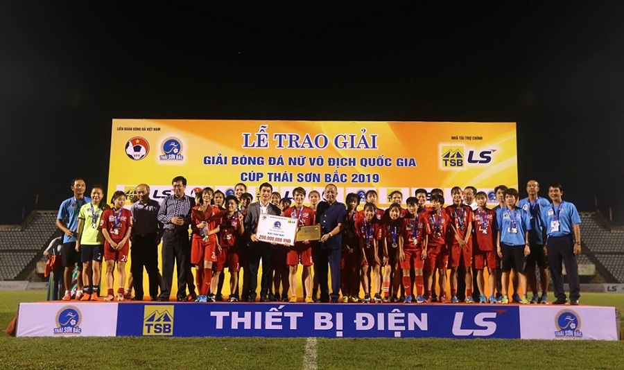 Bế mạc Giải bóng đá nữ VĐQG 2019: TP.HCM I vô địch, Hà Nam trắng tay
