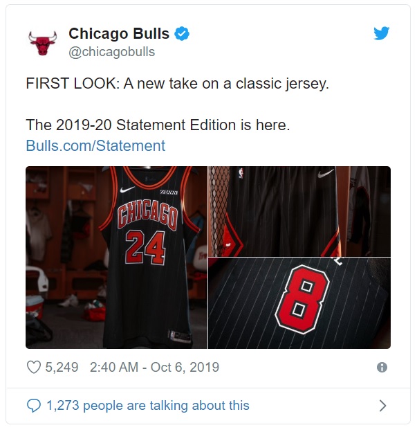 Chicago Bulls hồi sinh áo đấu kỉ nguyên Michael Jordan