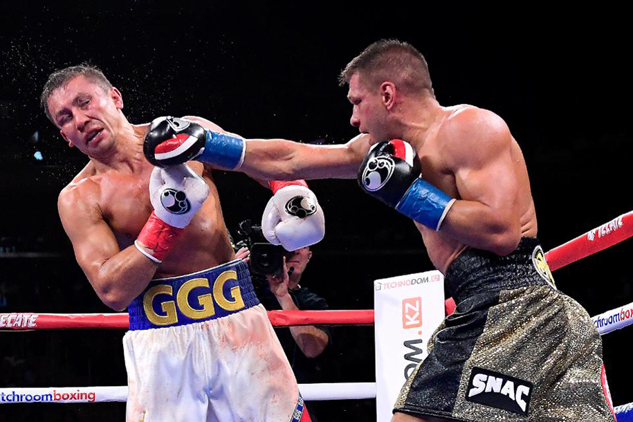 Gennady ‘Triple G’ Golovkin và tình cảnh sau trận đấu với Derevyanchenko