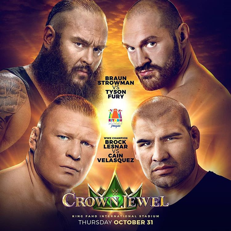 Tyson Fury đối đầu Braun Strowman tại sự kiện WWE diễn ra ở Saudi Arabia