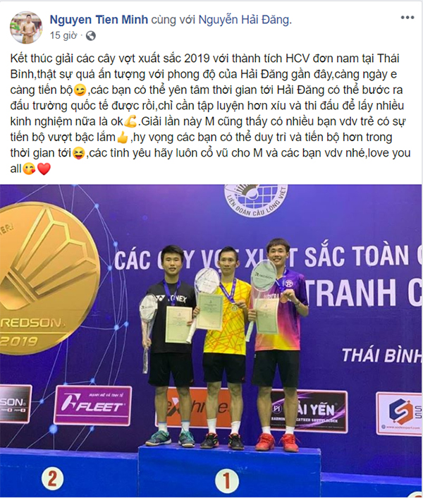 Nguyễn Hải Đăng: Niềm hy vọng của cầu lông Việt Nam tại SEA Games 30