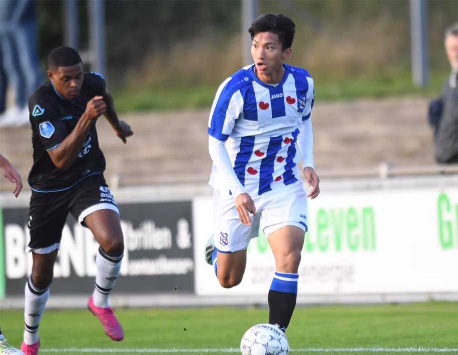 Kết quả U21 Jong De Graafschap vs U21 Jong Heerenveen (FT 1-3): Văn Hậu kiến tạo đầu tiên