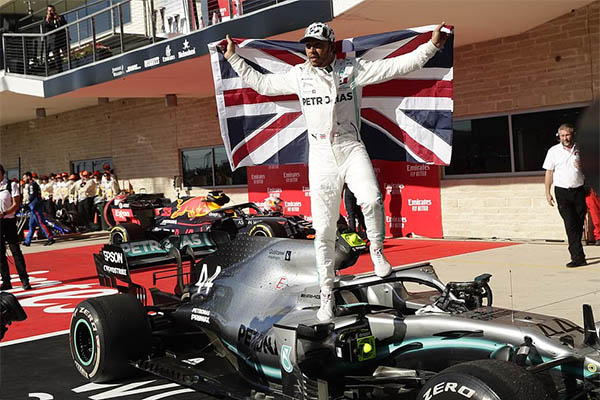 Grand Prix Mỹ 2019: Lewis Hamilton vô địch thế giới F1 lần thứ 6