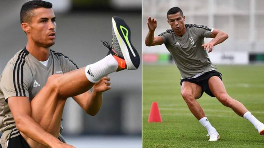 Ronaldo truyền cảm hứng cho đồng đội bằng... cơ thể tuyệt vời