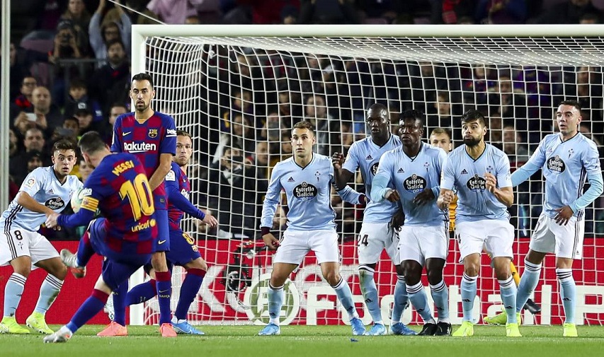 Messi tăng 5,5% tỷ lệ đá phạt thành công ở Barca kể từ năm 2015