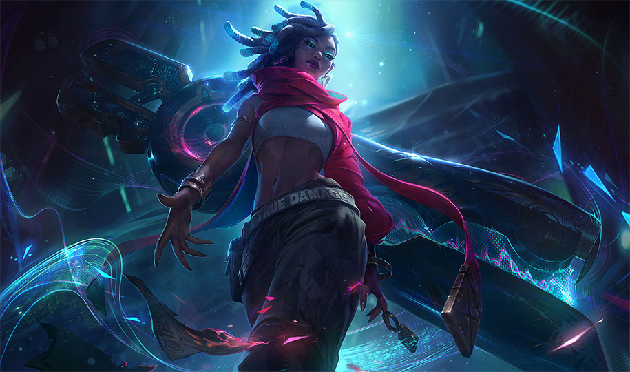 Yasuo và Akali “cực ngầu” trong bộ skin True Damage