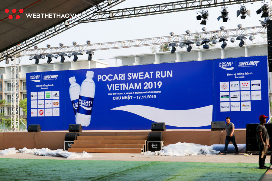Công tác chuẩn bị - đường đua Pocari Sweat Run Việt Nam 2019 đã sẵn sàng