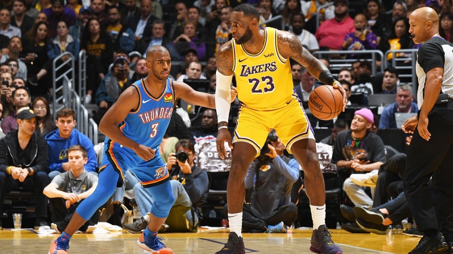 Nhận định NBA: Oklahoma City Thunder vs LA Lakers (ngày 23/11, 8h00)