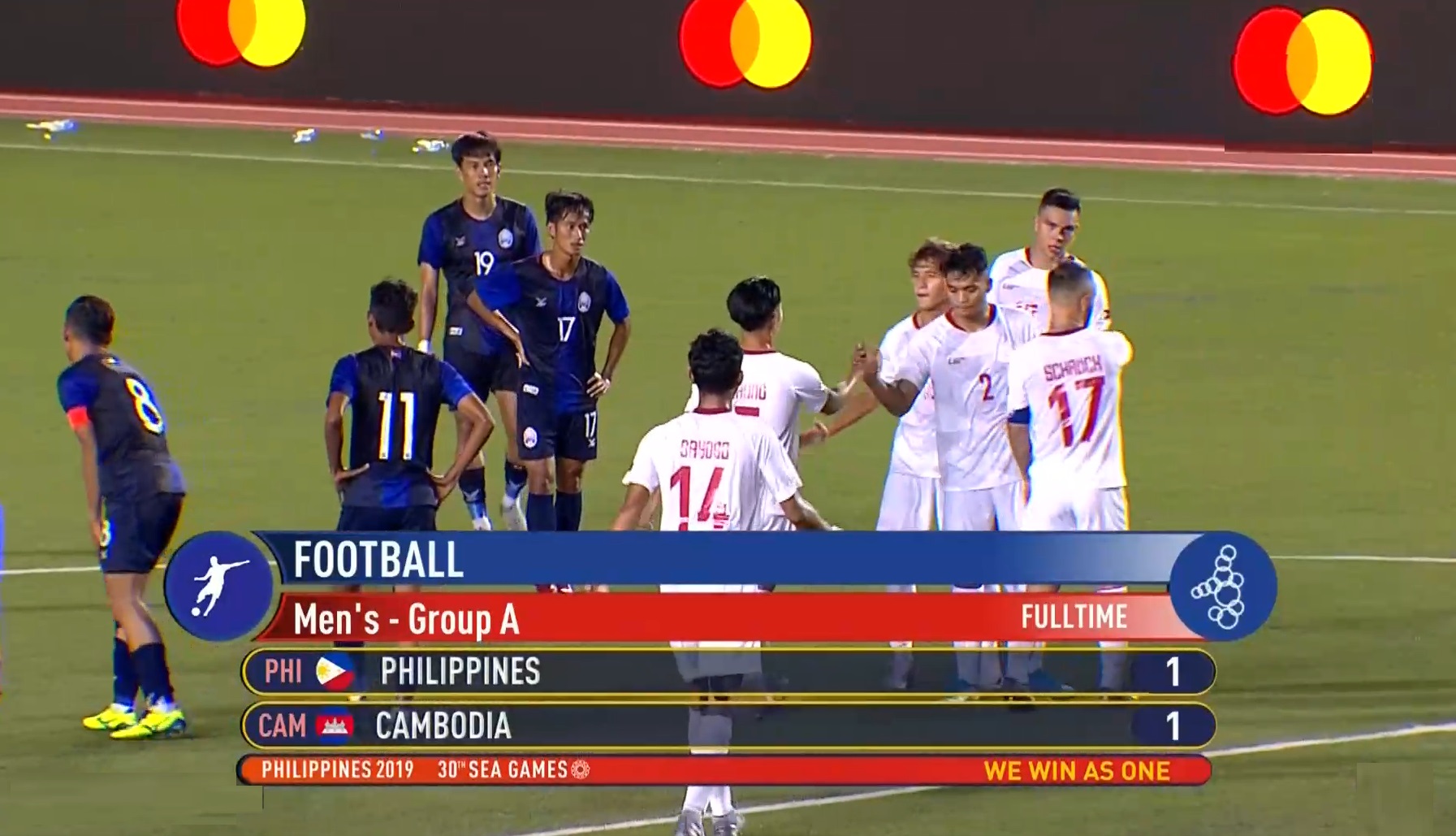 Kết quả U22 Philippines vs U22 Campuchia (FT: 1-1): Chủ nhà giữ lại 1 điểm phút cuối