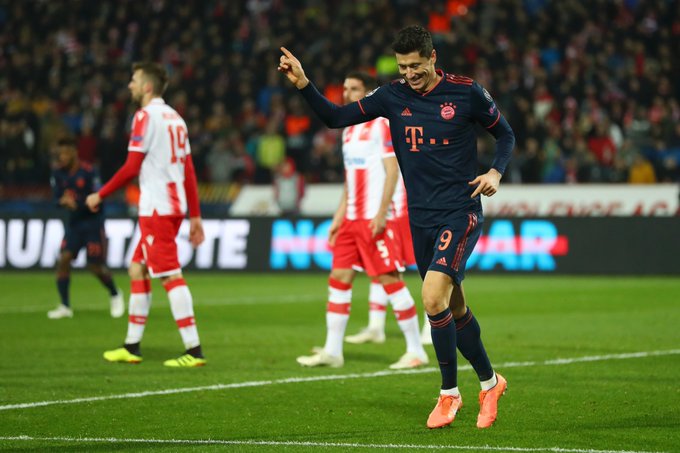 Lewandowski ghi 4 bàn nhanh nhất lịch sử Cúp C1 cho Bayern Munich