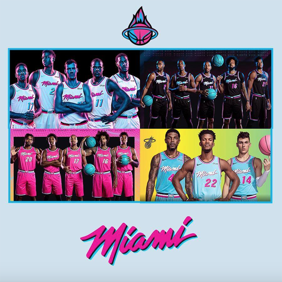 Miami Heat và cực phẩm áo đấu City Edition mang tên Vice Wave