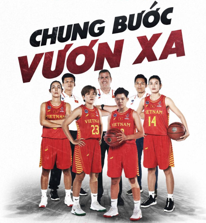 Danh sách chính thức đội tuyển bóng rổ 3x3 nữ Việt Nam dự SEA Games 30
