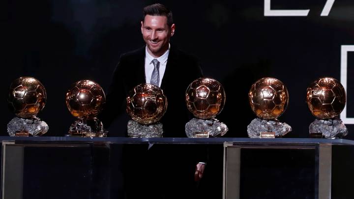 Messi lập kỷ lục giành Quả bóng vàng trong ngày Ronaldo vắng mặt