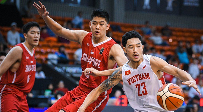 Lịch thi đấu bóng rổ SEA Games 30 ngày 5/12: Chung kết Việt Nam vs Singapore
