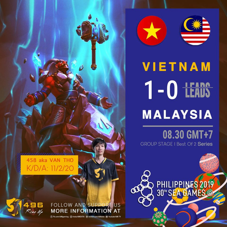 Kết quả Dota 2 SEA Game 30 ngày 1: Việt Nam có huy chương!