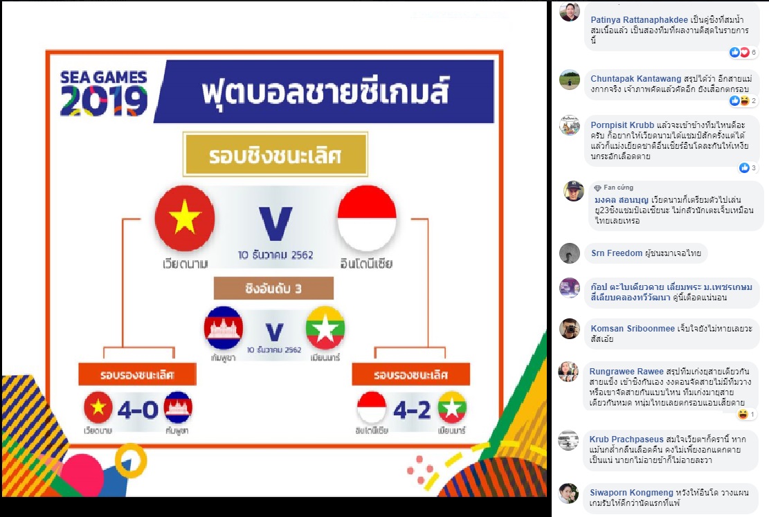 CĐV Thái Lan nói gì sau khi U22 Việt Nam vào chung kết SEA Games 30?