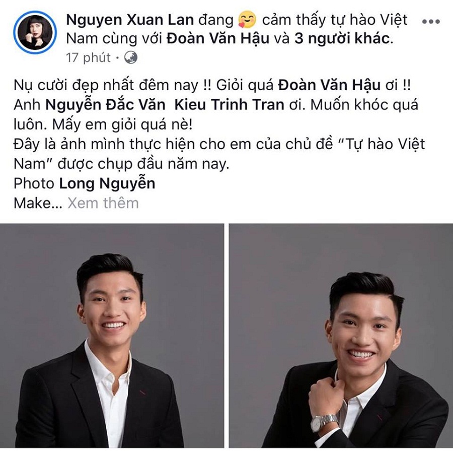 Hòa chung niềm vui, sao Việt ăn mừng chiến thắng cùng U22 Việt Nam
