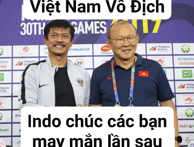 Ảnh chế Việt Nam thắng Indonesia: Thầy Park chiếm sóng trong ngày U22 Việt Nam vô địch
