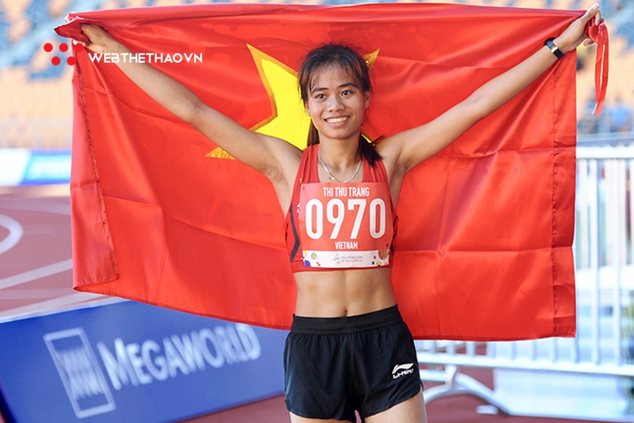 Trọn bộ bảng huy chương điền kinh Việt Nam tại SEA Games 30