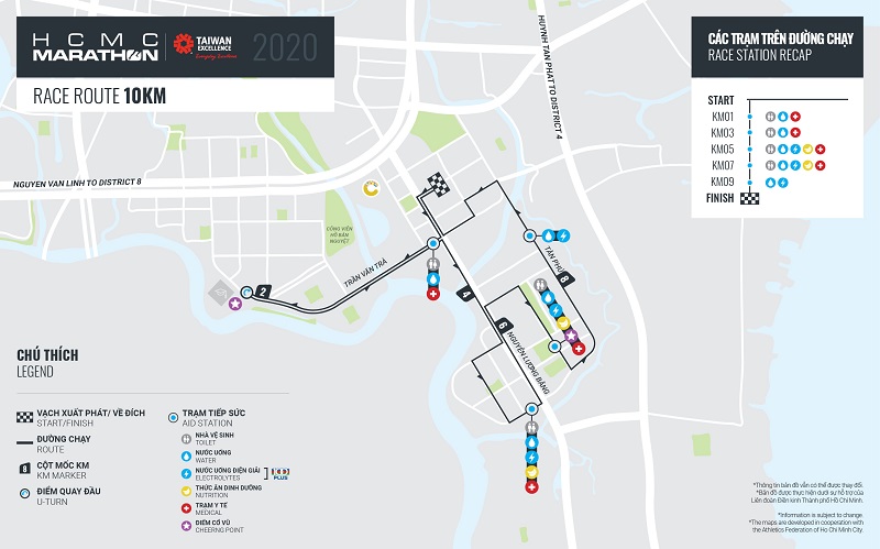 Tất tần tật về lịch và đường chạy của giải Marathon Thành phố Hồ Chí Minh 2020