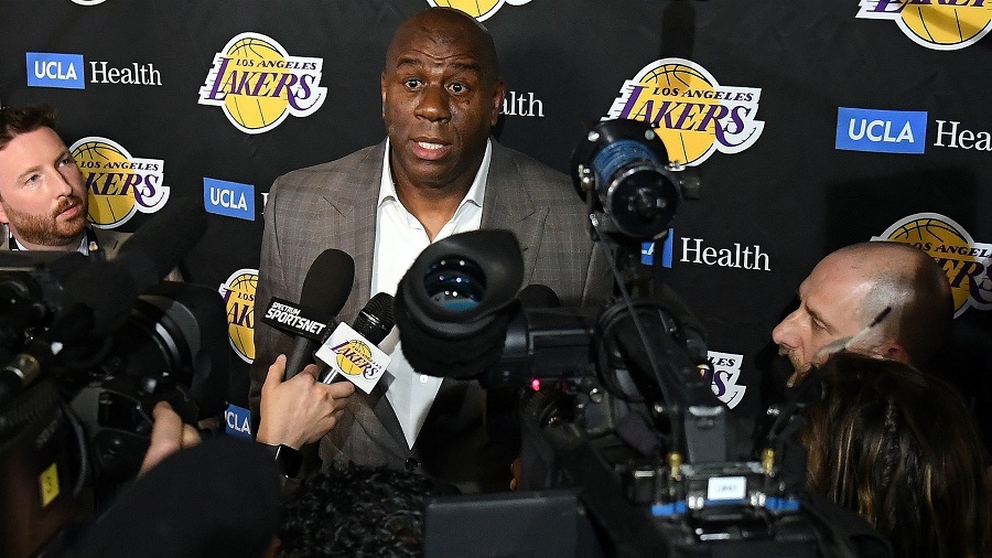 Magic Johnson: Nhờ có tôi mới có đội hình Lakers bá đạo như hiện tại