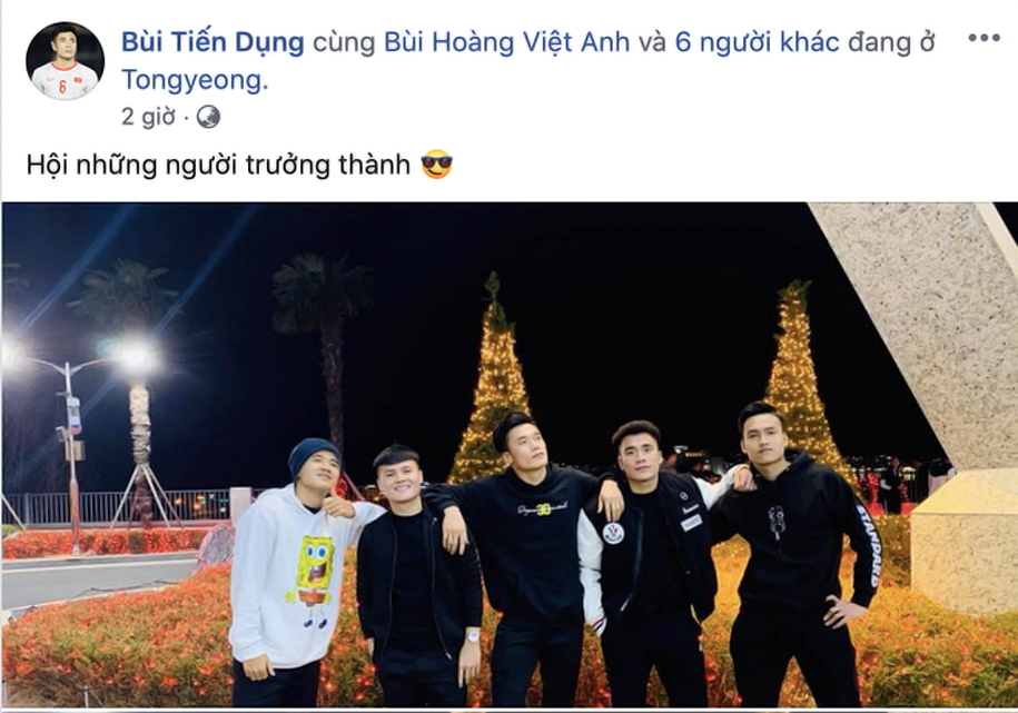 Được xả trại, hội trai đẹp của U23 Việt Nam khoe ảnh dạo Hàn Quốc