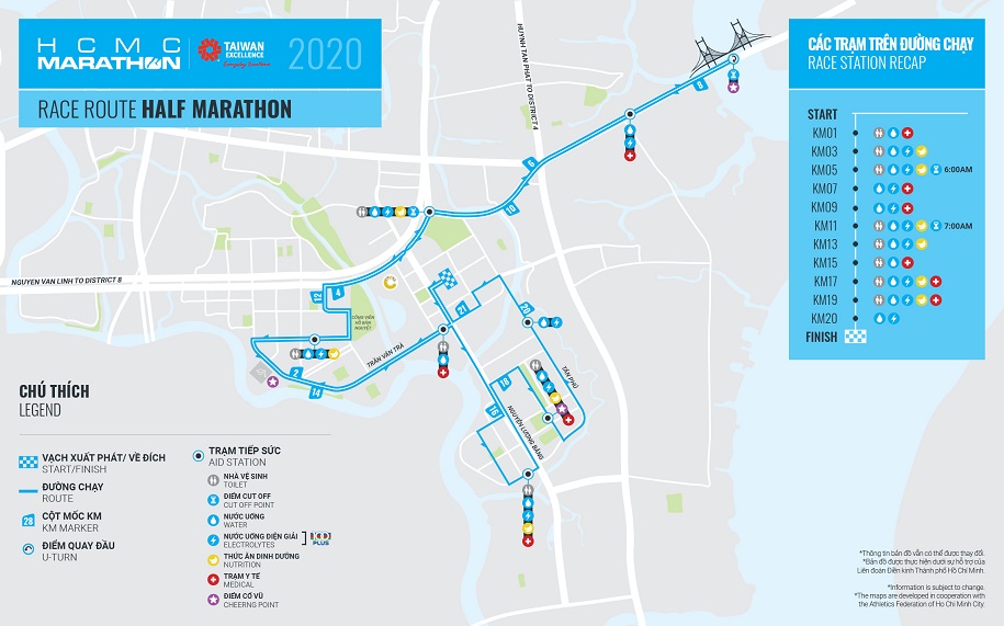 21,0975 km Ho Chi Minh City Marathon 2020 thu hút số đông runner