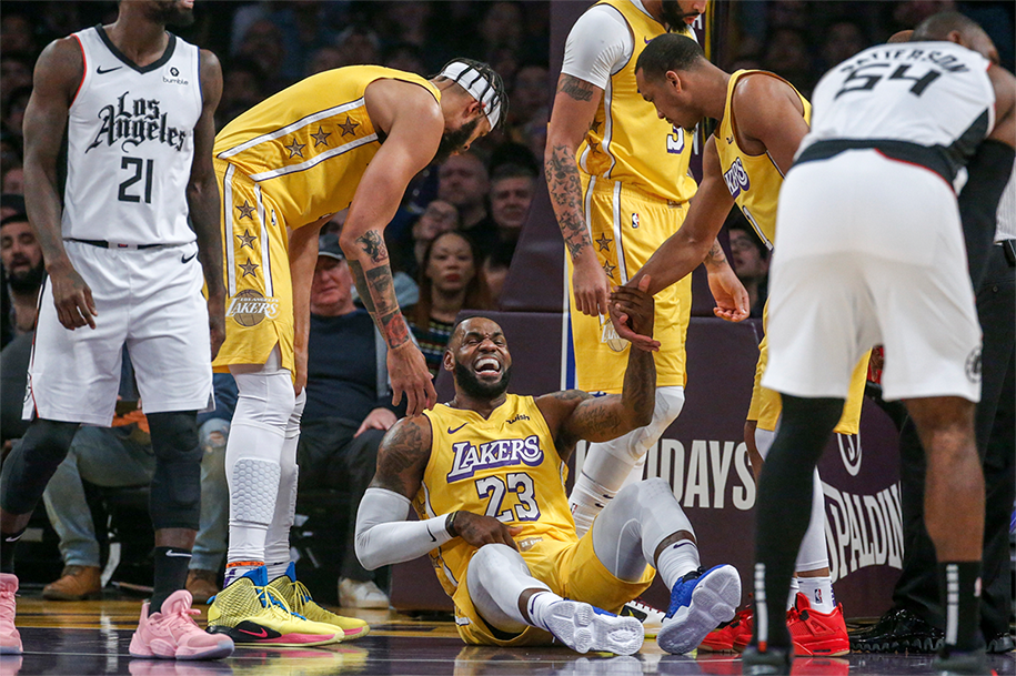 Chấn thương của LeBron James có thể không nghiêm trọng như nhận định ban đầu