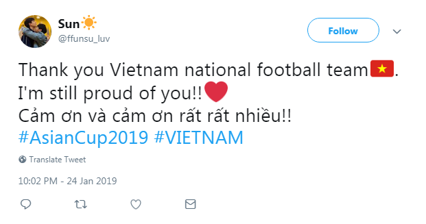CĐV nước ngoài ấn tượng với màn trình diễn của ĐT Việt Nam trước Nhật Bản