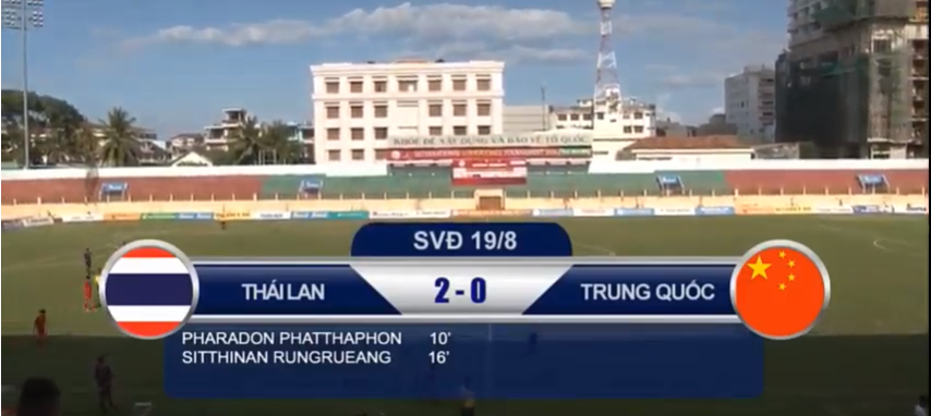 Kết quả U19 Thái Lan vs U19 Trung Quốc (2-1): Khởi đầu thuận lợi, U19 Thái Lan có chiến thắng nhẹ nhàng