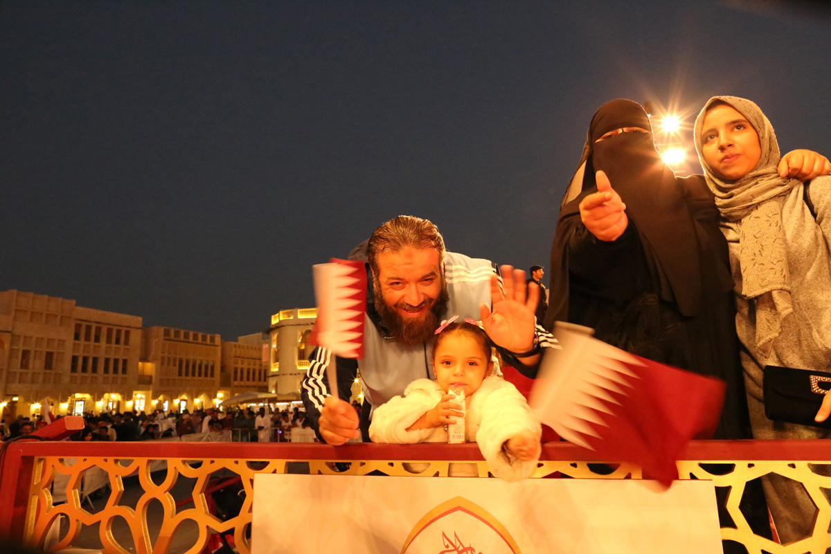 Chùm ảnh: Qatar ăn mừng sau ngôi vương lịch sử