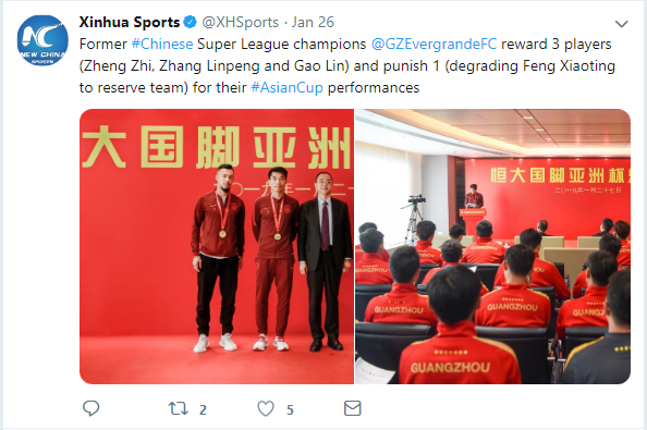 Cầu thủ Trung Quốc bị nghi bán độ sau trận thua bạc nhược Iran