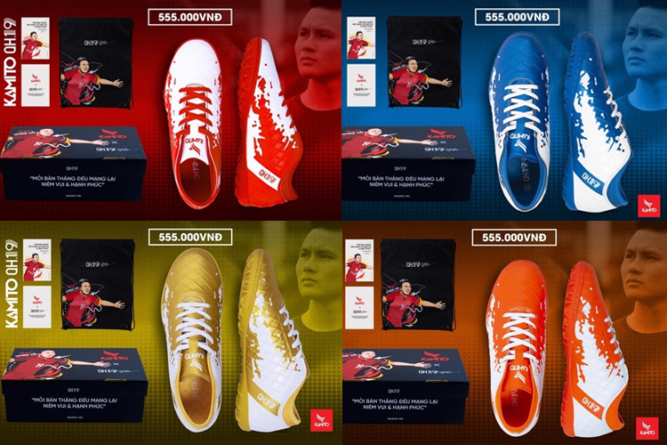 Sánh ngang Ronaldo - Messi, Quang Hải có dòng giày riêng mang tên mình