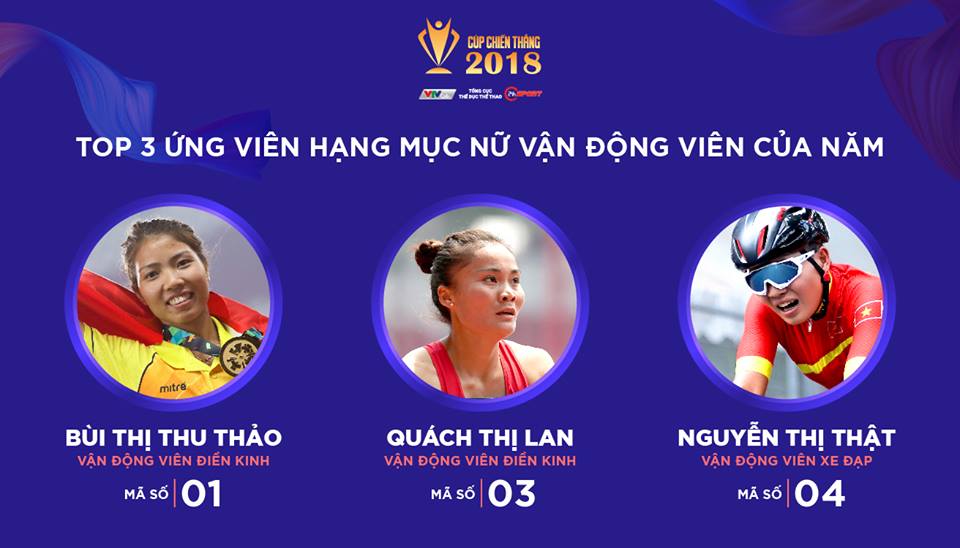 VĐV Nữ của năm Cúp Chiến thắng 2018 Bùi Thị Thu Thảo: Năm của những cú đúp