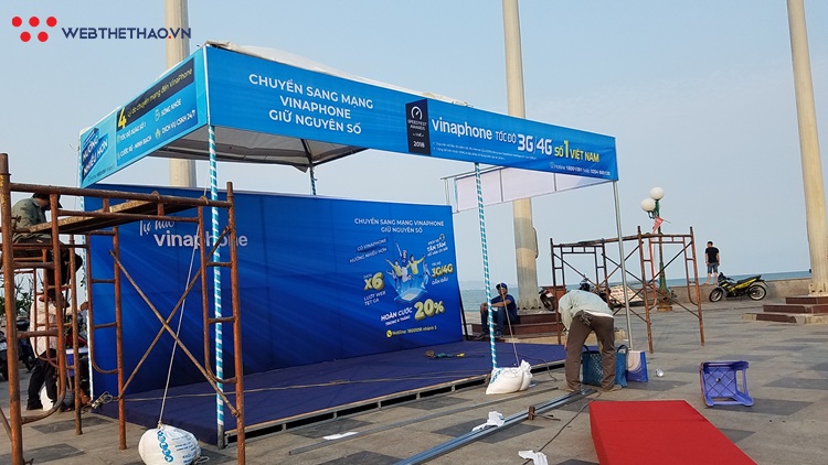 Vũng Tàu rộn ràng dựng rạp chào đón Tiền Phong Marathon 2019