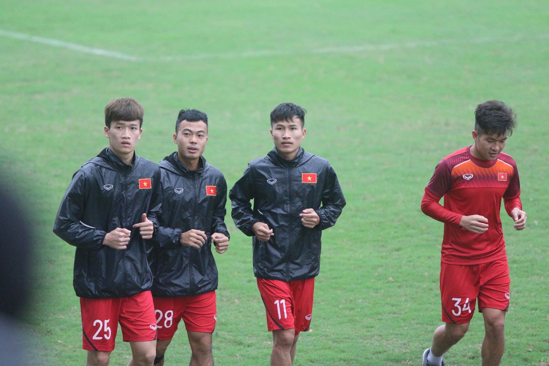 Chùm ảnh: Thầy trò HLV Park Hang Seo tự tin, thoải mái trước thềm đại chiến với U23 Thái Lan