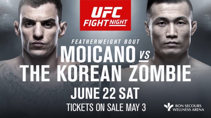 Nhận định trận đấu Renato Moicano vs Chan Sung Jung tại UFC Fight Night 154 (8h00, 23/6)