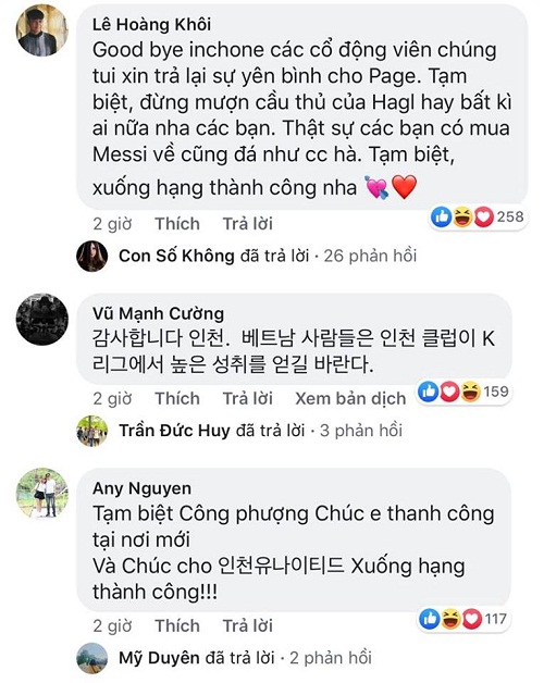 Fan Việt bức xúc gây náo loạn fanpage Incheon