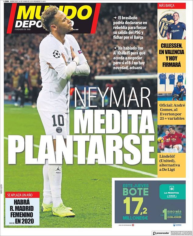 Tin chuyển nhượng tối 26/6: Neymar ra tối hậu thư với PSG, MU đạt thỏa thuận chiêu mộ Wan-Bissaka