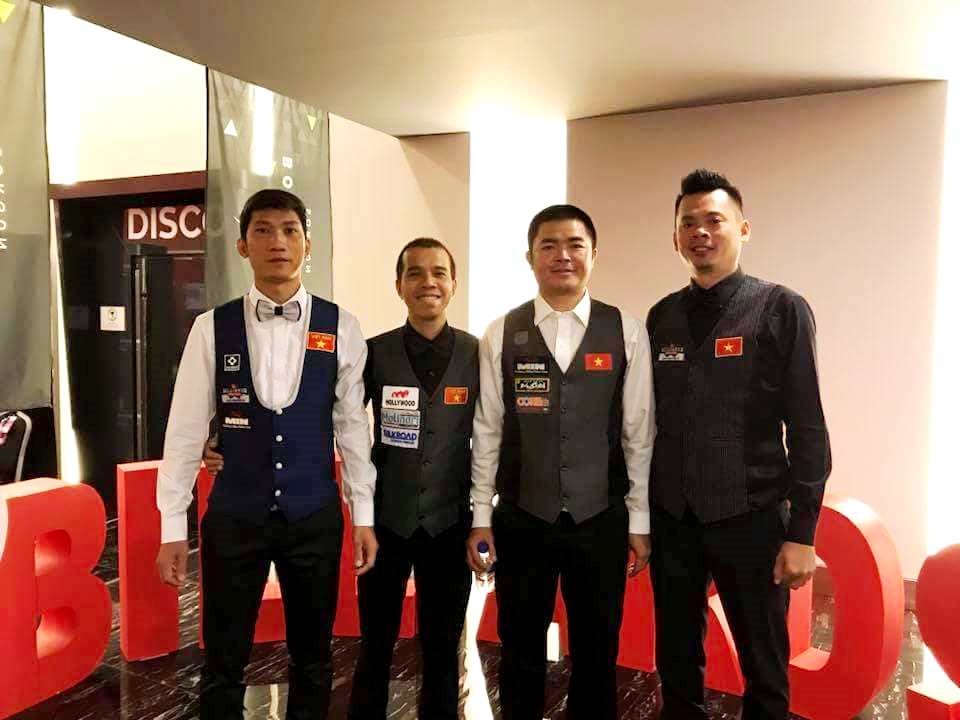 Dàn hảo thủ Việt Nam thi đấu tại World Cup billiards ở Bồ Đào Nha