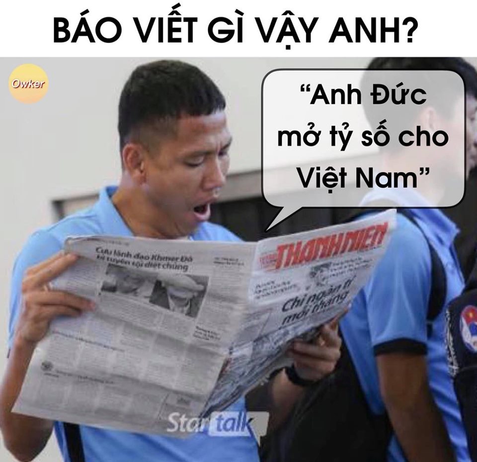 Loạt ảnh chế cười ra nước mắt ăn mừng chiến thắng của ĐT Việt Nam