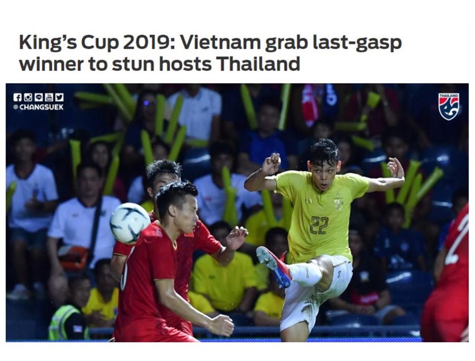 Truyền thông nước ngoài phản ứng đặc biệt với chiến thắng của ĐT Việt Nam