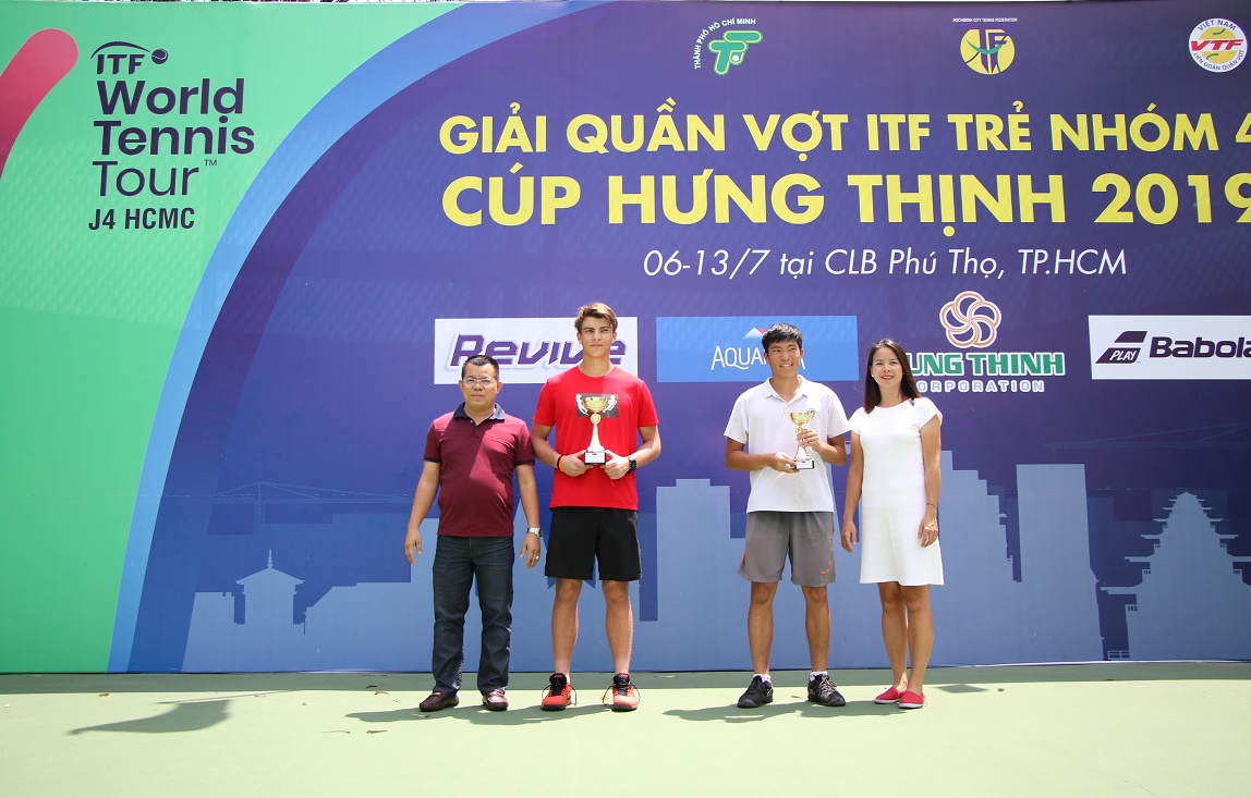 Giải ITF trẻ nhóm 4: Tay vợt đánh bại Tất Thái Nguyên vô địch đơn nam