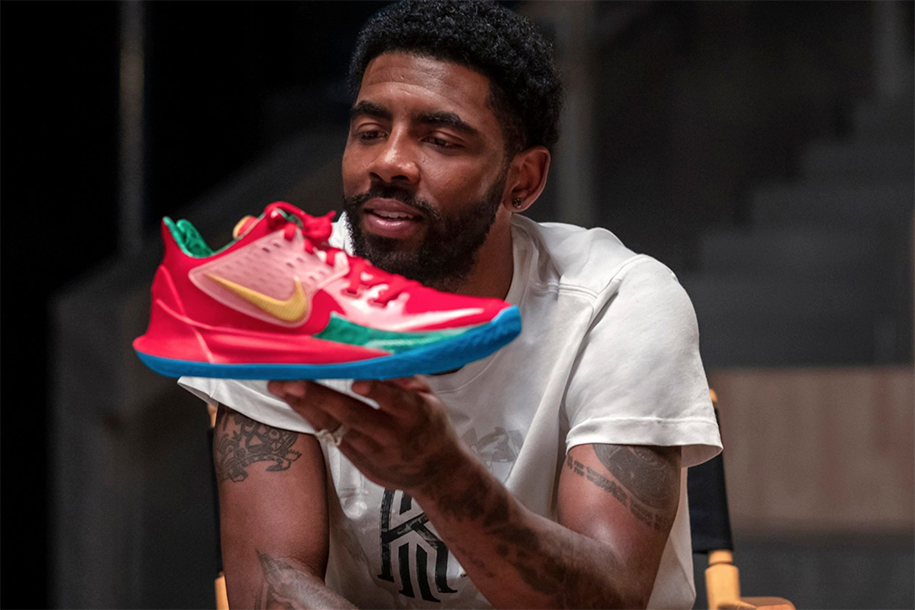 Get a ticket to childhood with the Spongebob animated collection with Nike and Kyrie Irving